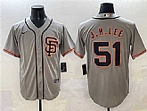 Men's San Francisco Giants #51 Jung Hoo Lee Gray Cool Base Stitched Jersey (2),baseball caps,new era cap wholesale,wholesale hats